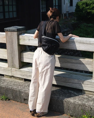 Banding wide pants