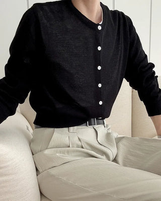 Lightweight long-sleeved cardigan