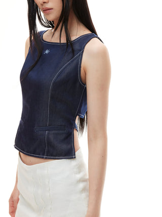 Coastal Denim Vest