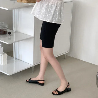 [3 colors] Domel Leather Thong Sandals