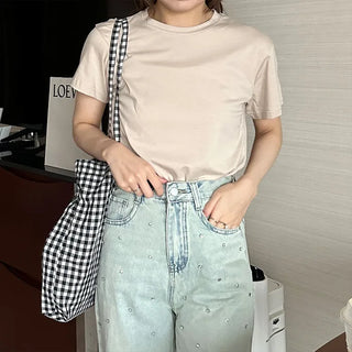 Basic round neck T-shirt