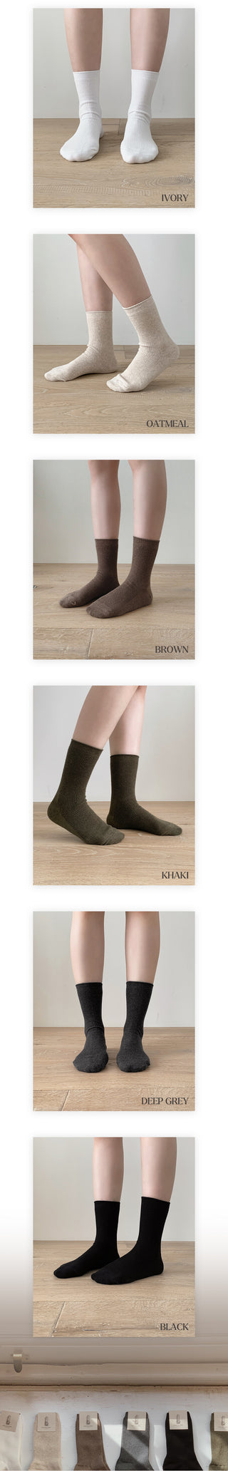 Daily Socks - 6 Colors