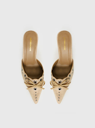 Charisma Pointed Toe Heels Taupe