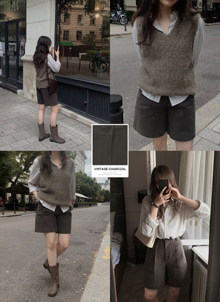Winter Peach Fleece-Lined Half Pants - 3 Sizes