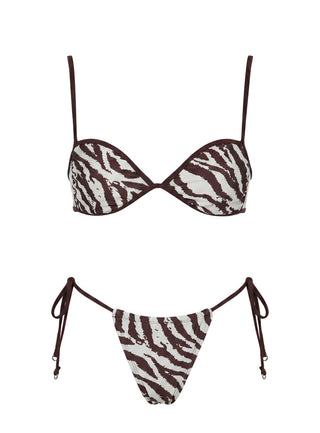 Colomba Bikini Top Zebra