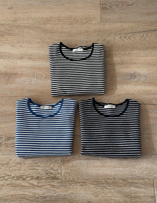 Striped T-shirt - 3 colors
