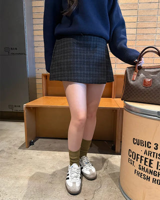 Ribbed long socks