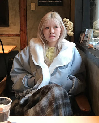 Reversible fur jacket