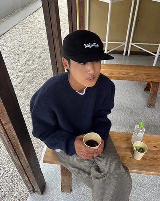 Angora Crew Neck Knit