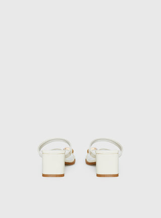 Billini Iverson Hardware Detail Heels While / Gold