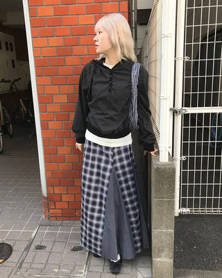 Checked Volume Tote Bag