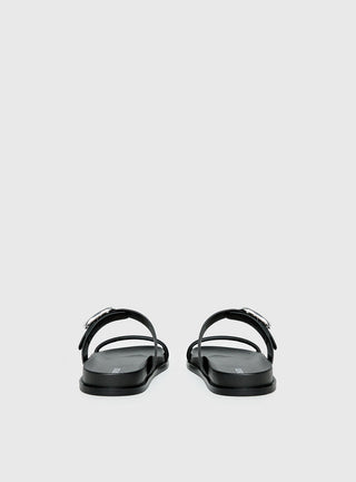 Worth It Buckle Detail Sandals Black