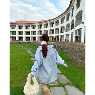 (Unisex) Oversized Cotton Shirt