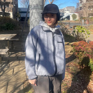 Plain fleece camp cap