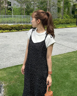Polka Dot Strap Overalls