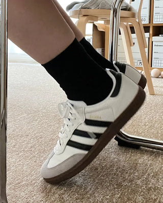 Warm-colored simple socks