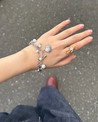 Pearl chain bracelet
