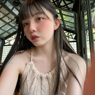 Sleeveless twist knit