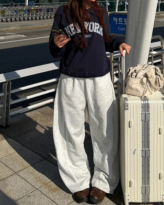 American Flag Patch Sweatpants