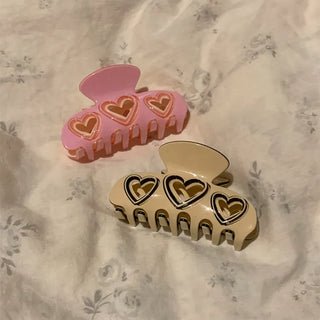 Heart Hole Hair Clip