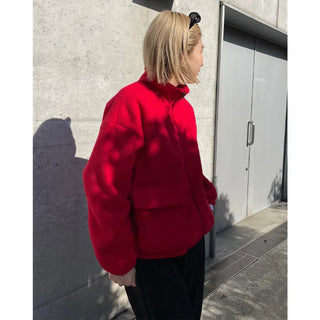 Pocket fleece zip jacket
