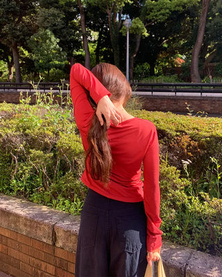 Tencel layered T-shirt