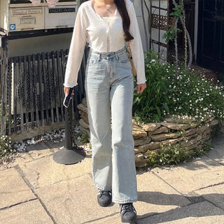 Sheer open cropped cardigan