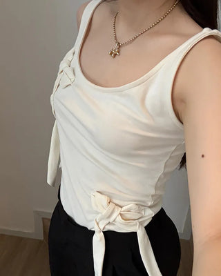 Ribbon Sleeveless