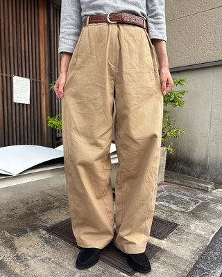 Barrel Cotton Pants