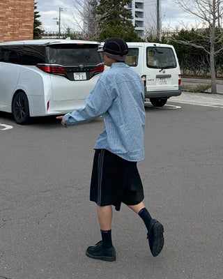 Mini check shirt