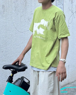 Brushed Overfit Short-Sleeve T-Shirt