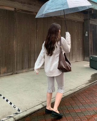 Striped loose-fit shirt