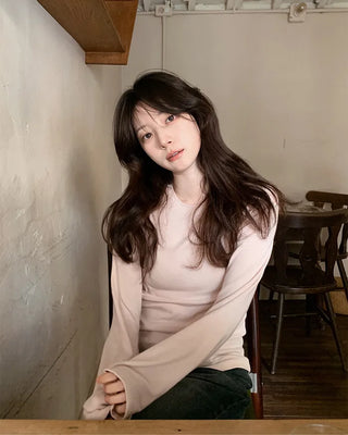 (8 colors) Basic Soft Long-Sleeve T-Shirt (Long Tee)