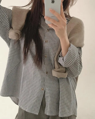Basic check shirt