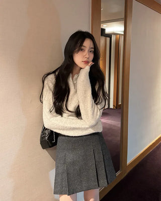 Basic knit color knit