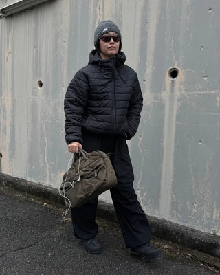 Double-zip padded jumper