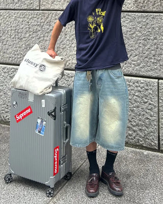 Vintage Wash Bermuda Denim