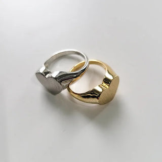 Bordeaux Heart Ring