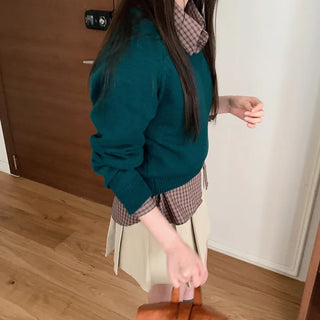 V-neck knit