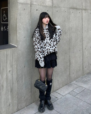 Tiered mini skirt