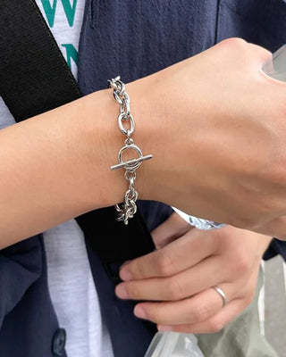 angle buckle chain bracelet