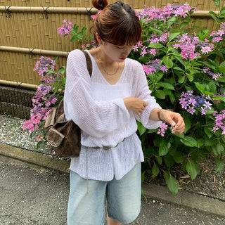 See-through knit