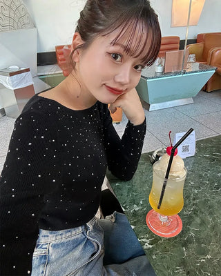 Cubic Off-Shoulder T-Shirt