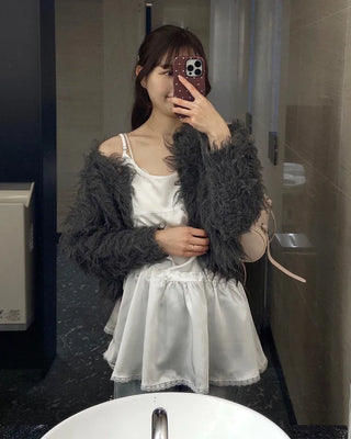 Camisole layered mini dress