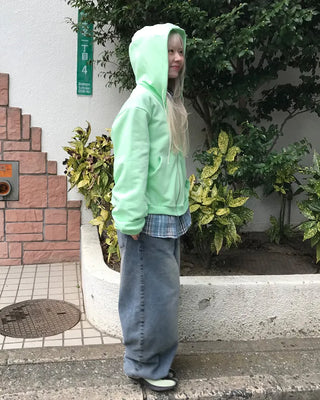 Vintage Washed Denim Pants