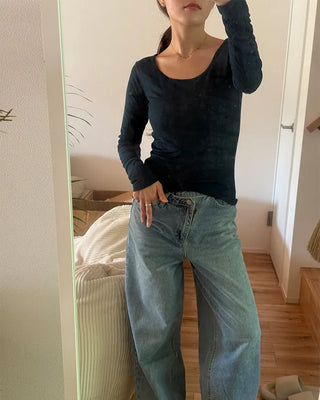 Slim-fit sheer t-shirt