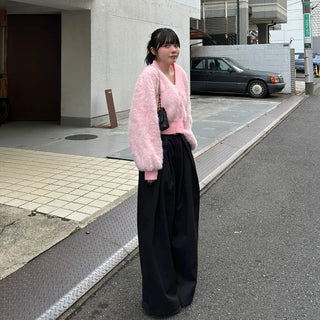 Angora Short Cardigan