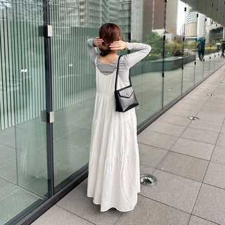 Tiered long dress