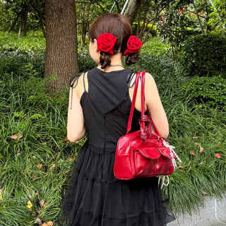 Chiffon layered mini dress