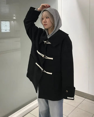 Duffle half coat